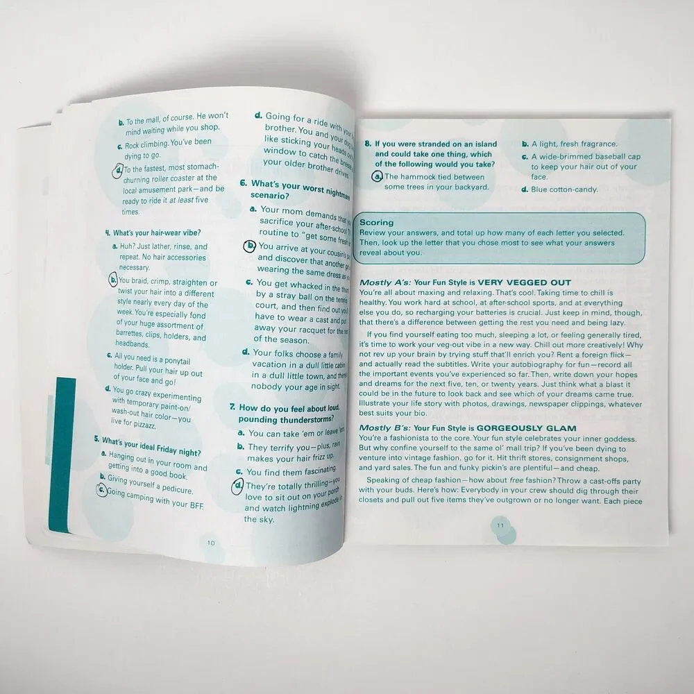 Girls' Life Big Book of Quizzes Your Secret Self Revealed Paperback